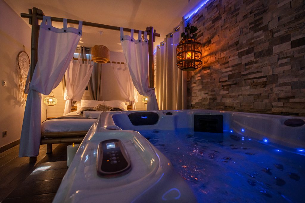 Espace nuit vue du spa Ô Cocon Spa